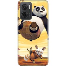 Nurdic Xiaomi Redmi 10 5g Kılıf 0.4mm Silikon Desenli Kungfu Panda