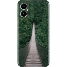 Nurdic Omix X3 Uyumlu Kılıf Silikon Desenli Resimli Kapak Korku Köprüsü