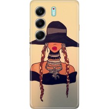 Nurdic Tecno Camon 40 Pro 5g Cm7 Uyumlu Kılıf Dekoratif Silikon Baskılı Kapak Modaguru