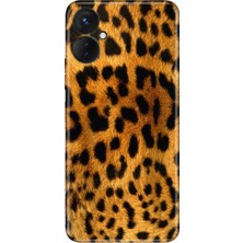 Nurdic Tecno Spark 9t Kılıf Silikon Desenli Resimli Uv Kapak Leopar Kürk