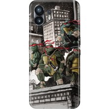 Nurdic Nothing Phone 2 Uyumlu Kılıf Şeffaf Baskılı Kapak Silikon Ninja K