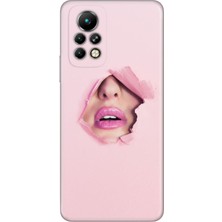 Nurdic Infinix Note 11 Pro Kılıf Silikon Moderna Desenli Saklı Aşk