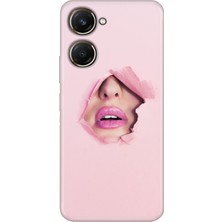 Nurdic Vivo Y18 Kılıf 4.5g Silikon Desenli Vivo Y18 Saklı Aşk
