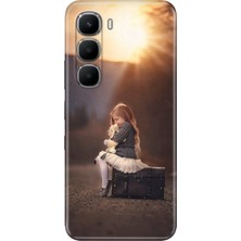 Nurdic Infinix Hot 60 X6726 Uyumlu Kılıf Dekoratif Silikon Baskılı Kapak Yalnız Çocuk