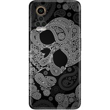 Nurdic General Mobile Gm 22 Pro Kılıf 0.4mm Lazer Kesim Silikon Kapak Skuller