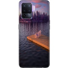 Nurdic Oppo Reno 5 Lite Uyumlu Kılıf Resimli Desenli Silikon Romantik Rıhtım