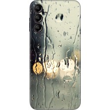 Nurdic Samsung Galaxy A24 Kılıf Silikon Desenli Resimli Uv Kapak Yağmurlu Bir Akşam