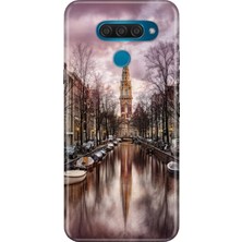 Nurdic Lg Q60 Uyumlu Kılıf Desenli Baskılı Silikon Amsterdam