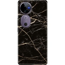 Nurdic Vivo V40 Uyumlu Kılıf V40 5g Desenli Tasarım Silikon Tokyo Mermer