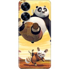 Nurdic Realme C55 Uyumlu Kılıf Silikon Desenli Resimli Kapak Kungfu Panda