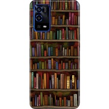 Nurdic Oppo A55 4g Uyumlu Kılıf Silikon Desenli Resimli Kapak Kütüphane