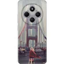 Nurdic Xiaomi Redmi A4 5g Kılıf Desenli Tpu Silikon Kırmızılı Kadın