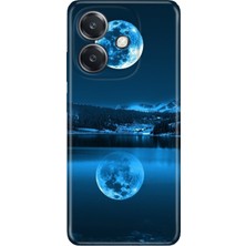 Nurdic Oppo A3 4g Kılıf Oppo A3 Uyumlu Desenli Tpu Silikon Baskılı Dolunay Deniz