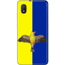 Nurdic Tcl L7 Uyumlu Kılıf 0.4mm Lazer Kesim Desenli Silikon - Sarı Kanaryam