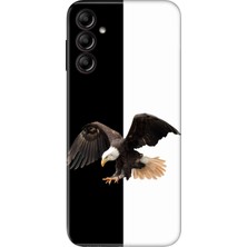 Nurdic Samsung Galaxy S23 Fe Kılıf Silikon Desenli Tam Koruma Resimli Kapak Siyah Beyaz Parçalı