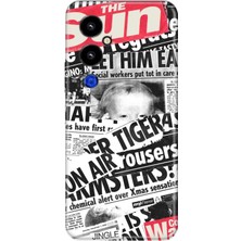 Nurdic Tecno Pova 4 Pro Kılıf Silikon Desenli Resimli Uv Kapak Gazete News