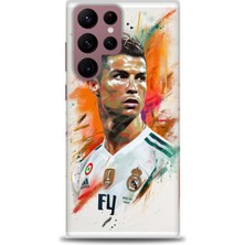 Mod Kılıf Samsung Galaxy S22 Ultra Hd Baskılı Kılıf + 9h Nano Tam Kaplayan Ekran Koruyucu 7