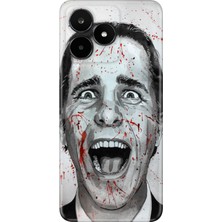 Nurdic Realme C53 Uyumlu Kılıf Silikon Desenli Resimli Kapak American Psycho