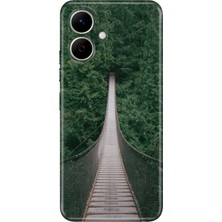 Nurdic Tecno Spark Go 2 (Km4) Uyumlu Kılıf Renkli Silikon Baskılı Tpu Korku Köprüsü