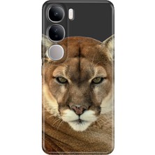 Nurdic Vivo V40 Lite Kılıf V40 Lite Desenli Tpu Silikon Asil Aslan Kaplan
