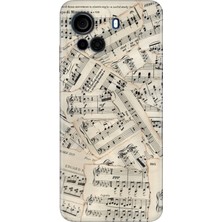 Nurdic Casper Via F30 Uyumlu Kılıf Silikon Desenli Resimli Kapak Beste Nota