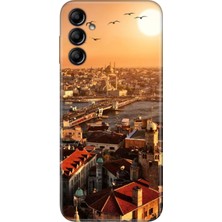 Nurdic Samsung Galaxy A24 Kılıf Silikon Desenli Resimli Uv Kapak Galata