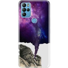 Nurdic General Mobile Gm 21 Pro Uyumlu Kılıf 0.4mm Lazer Kesim Silikon Kapak Smoke