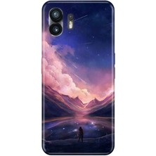Nurdic Nothing Phone 2 Uyumlu Kılıf Şeffaf Baskılı Silikon Resimli Mars Life