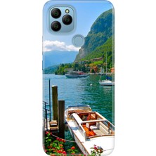 Nurdic General Mobile Gm 21 Uyumlu Kılıf Silikon Desenli Tam Koruma Resimli Como