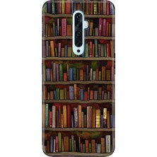 Nurdic Oppo Reno 2z Uyumlu Kılıf Silikon Desenli Resimli Kapak Kütüphane