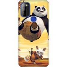 Nurdic Reeder P13 Blue Max 2021 Uyumlu Kılıf Silikon Desenli Resimli Kapak Kungfu Panda