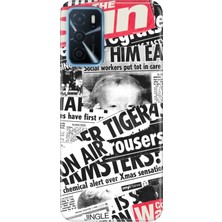 Nurdic Oppo A16 Uyumlu Kılıf Silikon Desenli Resimli Kapak Gazete News