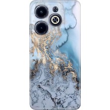 Nurdic Infinix Hot 40 Kılıf Resimli Baskılı Nano Silikon Antic Marble