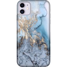 Nurdic iPhone 11 Kılıf Resimli Silikon - Antic Marble STOK1212