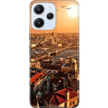 Nurdic Xiaomxiaomi Redmi 12 Uyumlu Kamera Korumalı Silikon Desenli Resimli Kapak Galata