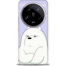 Mod Kılıf Xiaomi Mi 14 Ultra Kılıf Hd Baskılı Kılıf + 9h Nano Tam Kaplayan Ekran Koruyucu 159