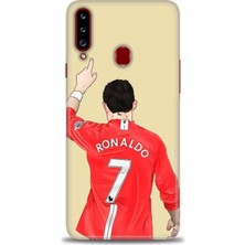 Mod Kılıf Samsung Galaxy A20S Hd Baskılı Kılıf + 9h Nano Tam Kaplayan Ekran Koruyucu 3