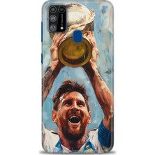 Mod Kılıf Samsung Galaxy M31 Hd Baskılı Kılıf + 9h Nano Tam Kaplayan Ekran Koruyucu 14