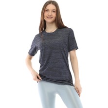 Ghassy Co. Kadın Nem Emici Aktif Gym Fitness Koşu Performans Outdoor Spor Tshirt