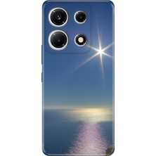 Nurdic Infinix Note 30 Kılıf Kamera Korumalı Silikon Resimli Uv Kapak Sakin Deniz