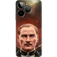 Nurdic General Mobile Era 30 Kılıf Hd Kareografik Silikon Asil Atatürk