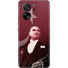 Nurdic Xiaomi Mi 13T - Mi 13T Pro Uyumlu Kılıf Silikon Desenli Resimli Kapak M.k Atatürk