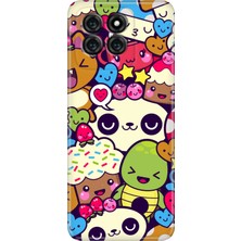 Nurdic Reeder S71 Kılıf Reeder Baskılı Desenli Silikon Şirin Yaratık