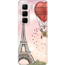 Nurdic Infinix Hot 50 Pro 4g Kılıf 6.78 Inc Kamera Koruma Silikon Baskılı Eiffel / Paris