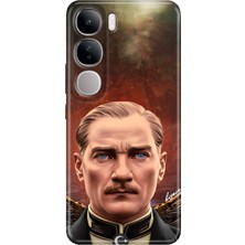 Nurdic Vivo V40 Lite Kılıf Desenli Cover Silikon Asil Atatürk