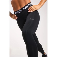 Nike Pro 365 Dri Fit Training Mid Rise Full Length Tight Fit Green Toparlayıcı Tayt Siyah