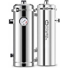 Zibox PowerMaster PM-28653 Ana Hat Su Arıtma Sistemi 5.000 L/Saat Paslanmaz Çelik Gövdeli Yıkanabilir UF-PVDF Filtreli