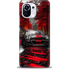 Mod Kılıf Xiaomi Mi 11 Kılıf Hd Baskılı Kılıf + 9h Nano Tam Kaplayan Ekran Koruyucu 490