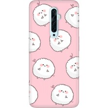 Nurdic Oppo Reno 2z Uyumlu Kılıf Silikon Desenli Resimli Kapak Tombul Kuzular
