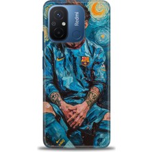 Mod Kılıf Xiaomi Redmi 12C Kılıf Hd Baskılı Kılıf + 9h Nano Tam Kaplayan Ekran Koruyucu 12